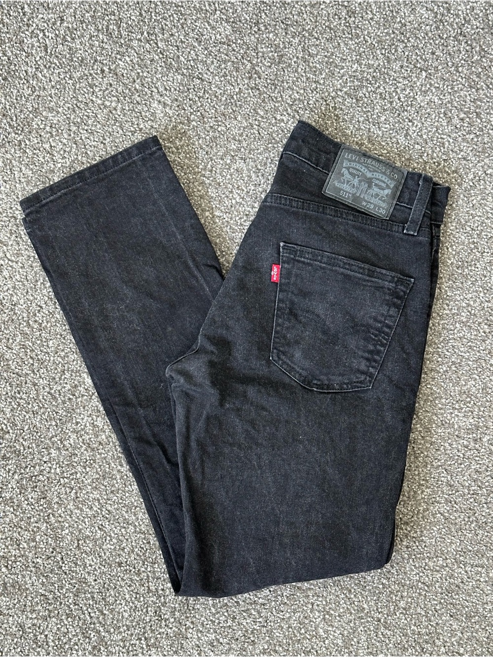 Levi's 511 Black Slim Straight Men’s Jeans